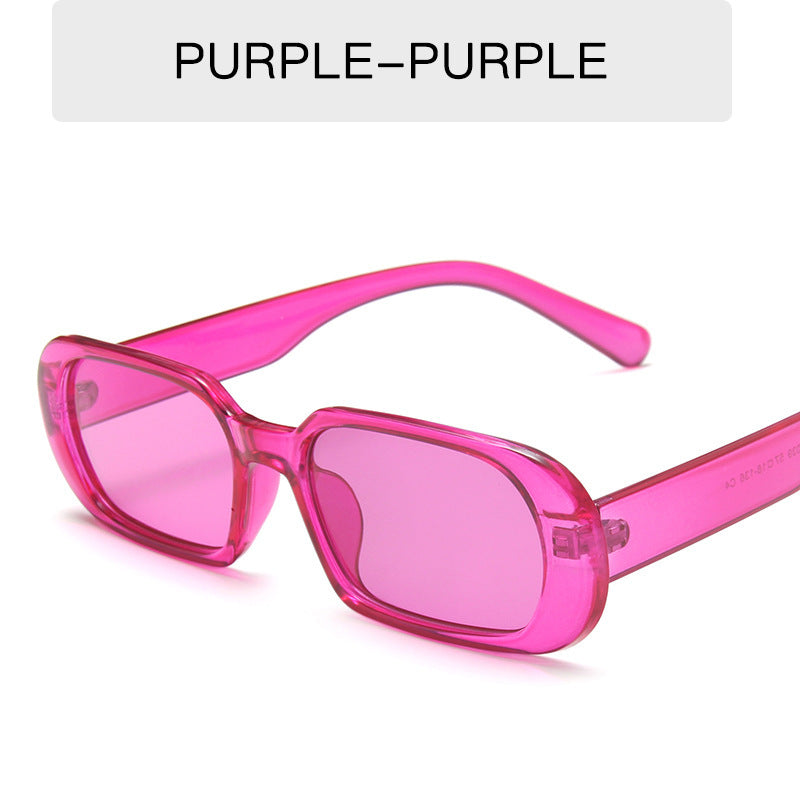 Retro Kleine Rahmen Sonnenbrille Weiblichen Candy Farbe Bunte Mode Sonnenbrillen