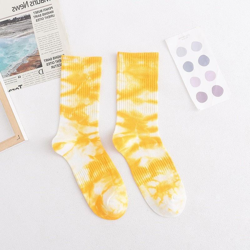 Trendy Tie Dye Socken Für Männer Und Frauen