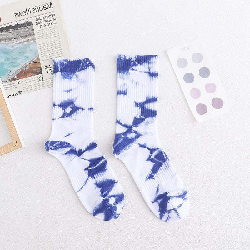 Trendy Tie Dye Socken Für Männer Und Frauen