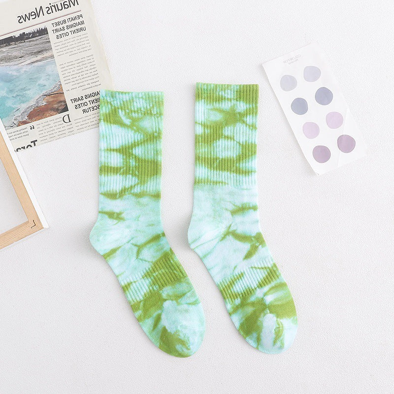 Trendy Tie Dye Socken Für Männer Und Frauen