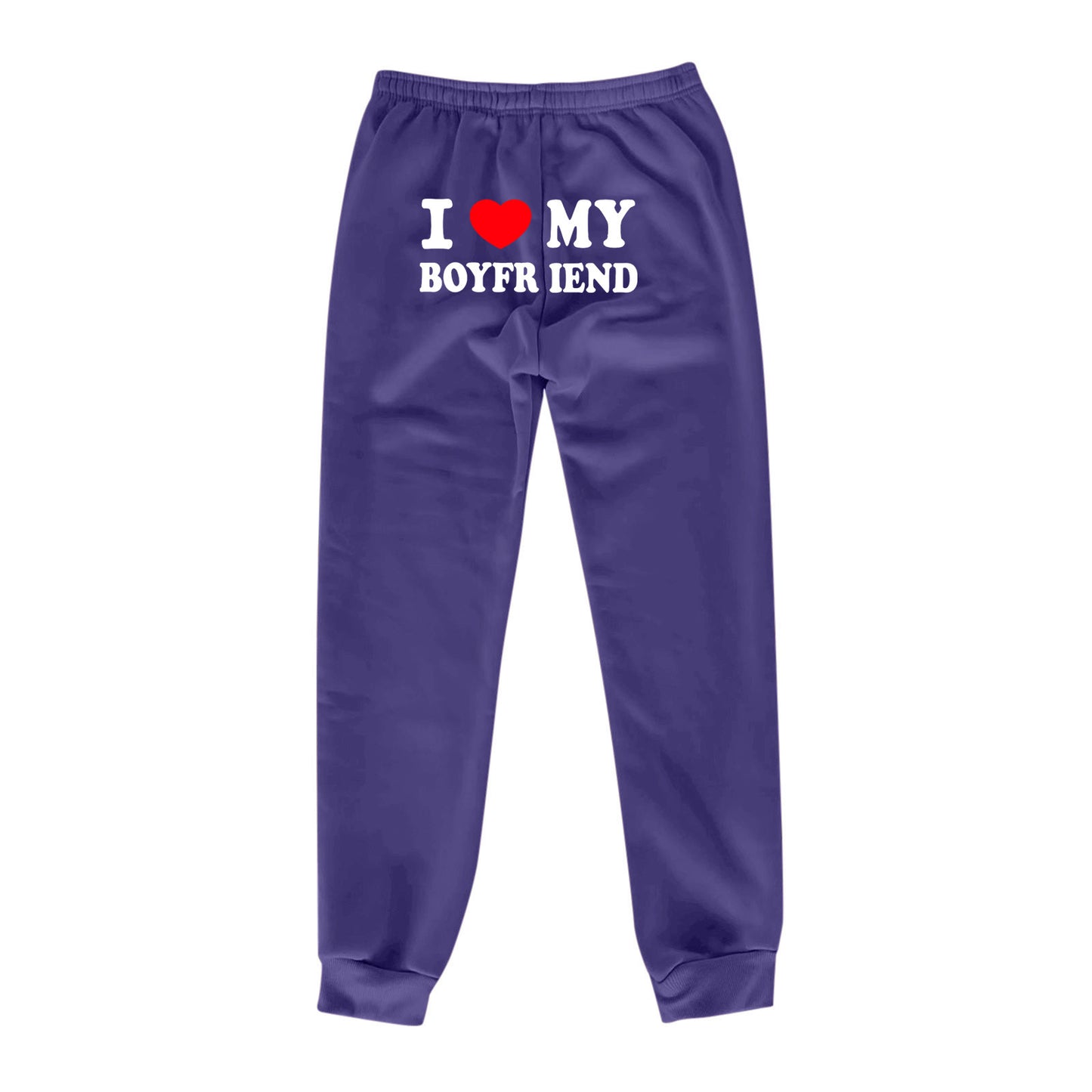 I MY BOYFRIEND Back Printing Casual Sweat pants Männer und Frauen