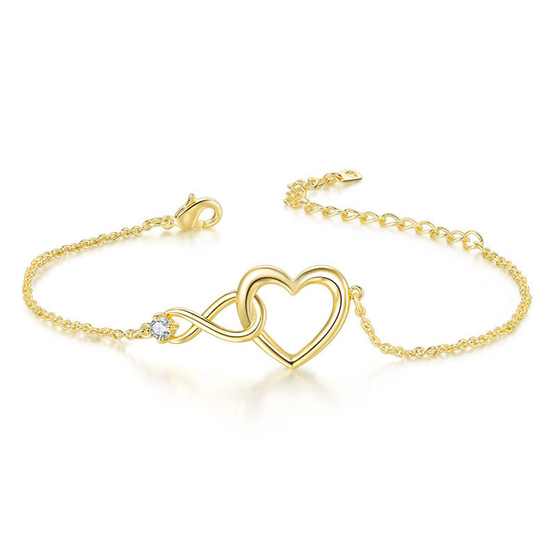 Herzform Armband Modeschmuck Vielseitiges Liebes armband Geschenk für Freundin Valentinstag