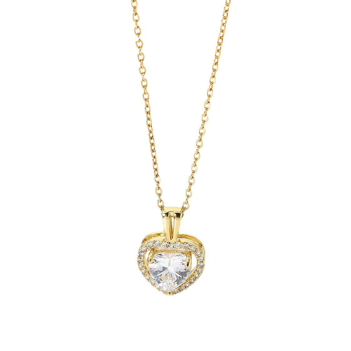 Exquisite Frauen Hochzeits schmuck Edelstahl Gold