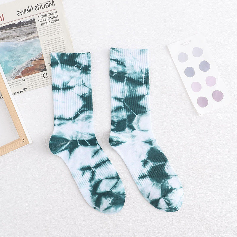 Trendy Tie Dye Socken Für Männer Und Frauen