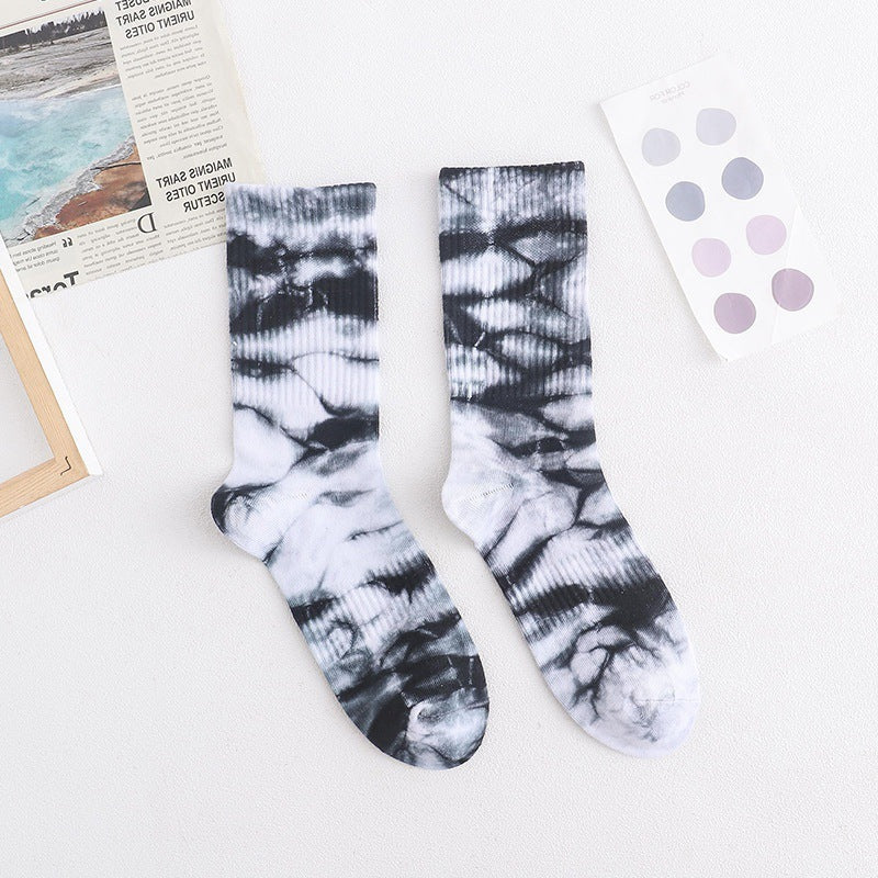 Trendy Tie Dye Socken Für Männer Und Frauen